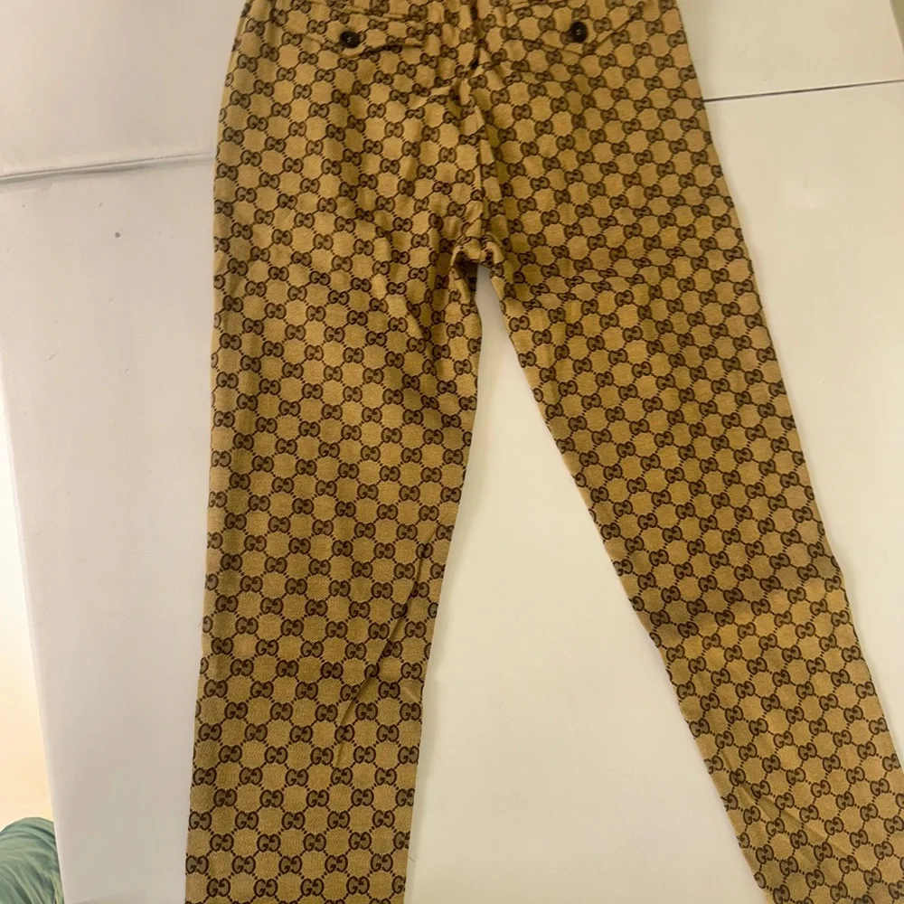 Gucci GG Canvas Trouser Pants - Picture 3 of 10